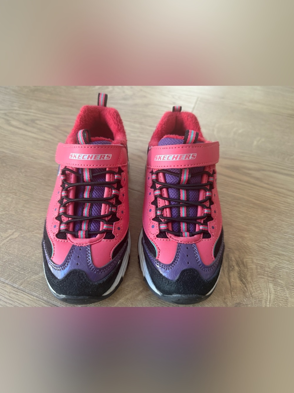 Skechers Girls Sneakers Pink/Purple – Kids Size 13 / EU 30